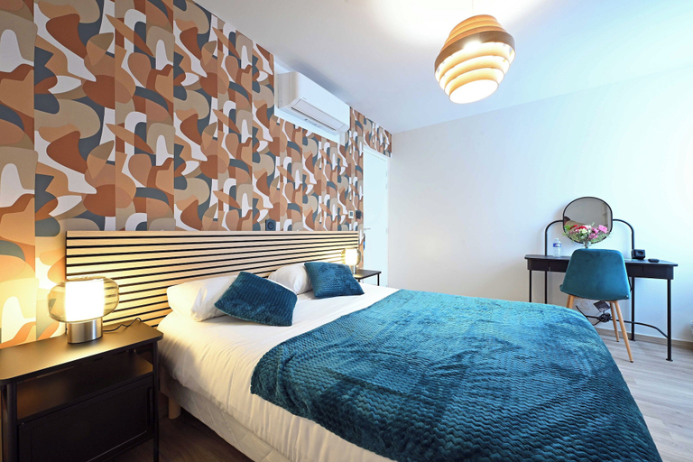 Bedroom 3, Hôtel le Terminus et son restaurant Côte à Côte, Saône-et-Loire