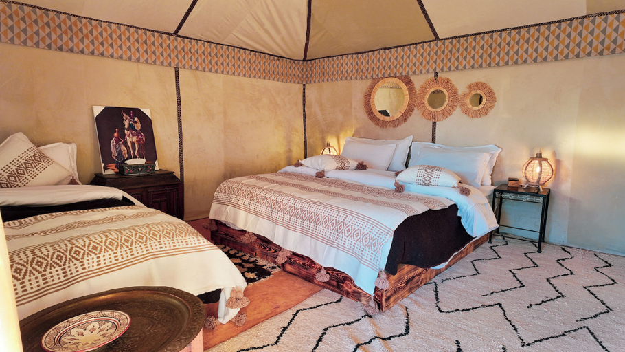 Bedroom 3, Moonlight Desert Camp, Errachidia