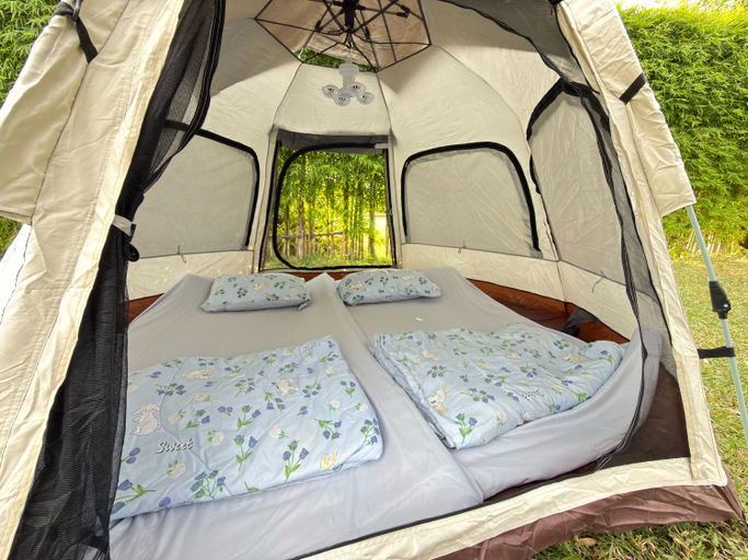 Bedroom 2, Merlin Hut & Farm, Muang Kanchanaburi