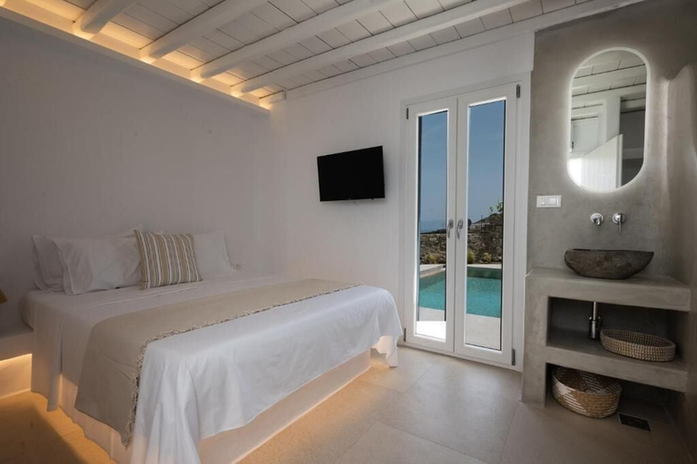 Bedroom 3, Sunrise Villa Sea View Private Pools, South Aegean