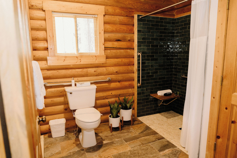 Bathroom 4, North Forty Resort, Flathead