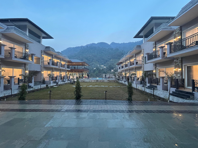 View from property 5, Amritara Chakra River Resort, Garhwal