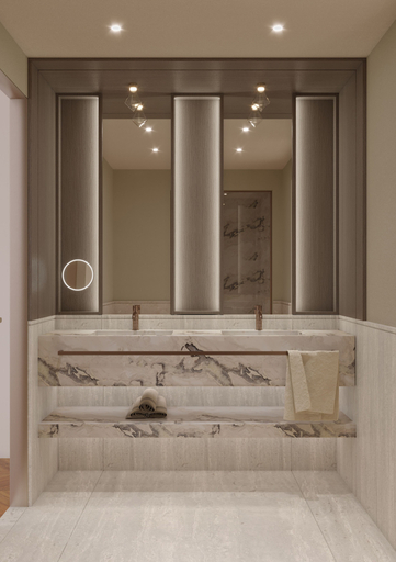 Bathroom 4, Palazzo Firenze by Baglioni Hotels & Resorts, Florence