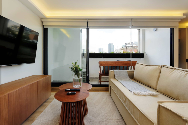 Room 4, w Stylish Loft w/ Balcony in Colima, Mexico City