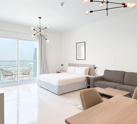 Bedroom 2, Gorgeous Studio With Balcony Business Bay, Dubai
