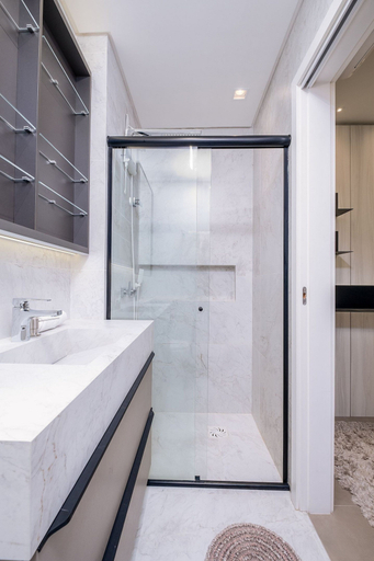 Bathroom 4, Apt w/ Swimming Pool 6min From Jurere Beach Jpr217, Florianopolis