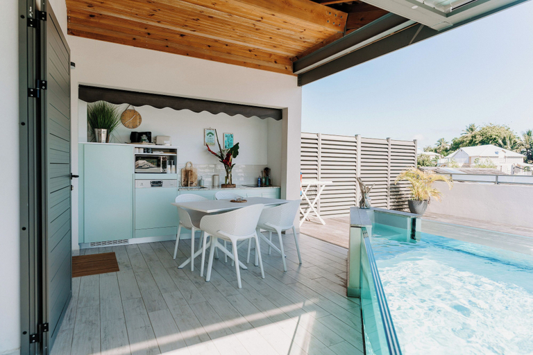 Terrace/patio 4, Habitation I'SEO Adult Only, Sainte-Anne