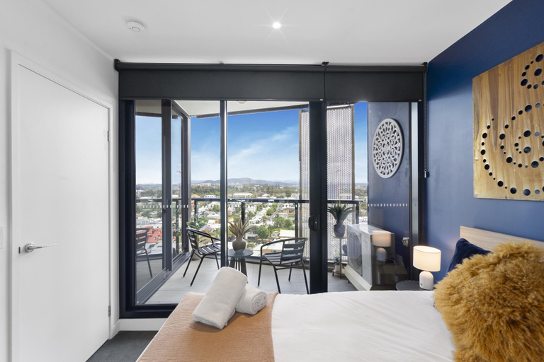Bedroom 3, Stylish 1-Bed Apartment in Fortitude Valley, Fortitude Valley