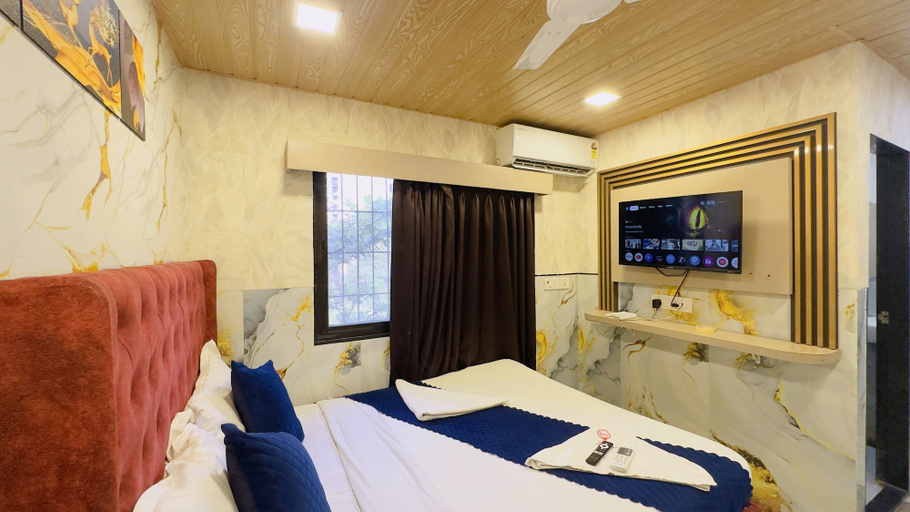 Bedroom 2, Hotel Newyork by Stayzy Rooms, Mumbai Suburban
