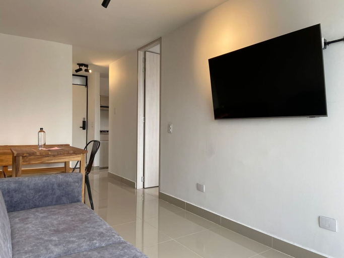 Room 4, w Magnificent 1BR With Terrace at Poblado, Medellín