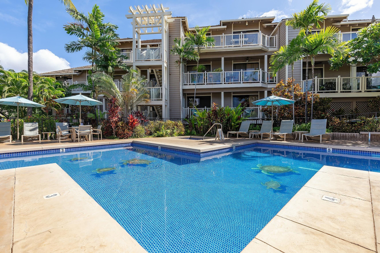Pool 2, Grand Champions 55, Beautifully Renovated Single Level, Ocean Views, Split AC, Maui