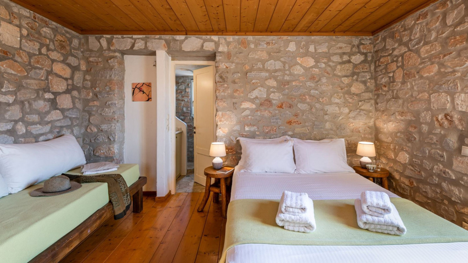 Bedroom 4, Blue Greens Villas in Krios, Paros Island, South Aegean