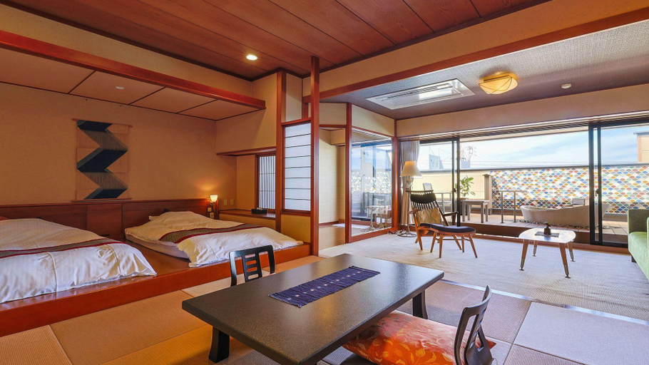 Bedroom, Bokoro Ryokan, Yurihama