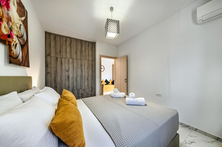 Bedroom 4, Seaside Apartments in Agkisaras, Crete