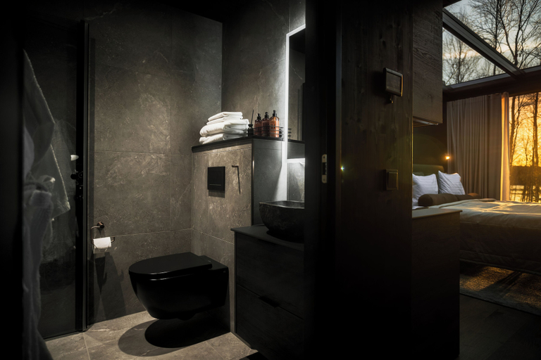 Bathroom 3, Silver Birch Resort, Lapland
