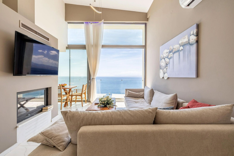 Living area 2, Infinity Villa Crete, Crete