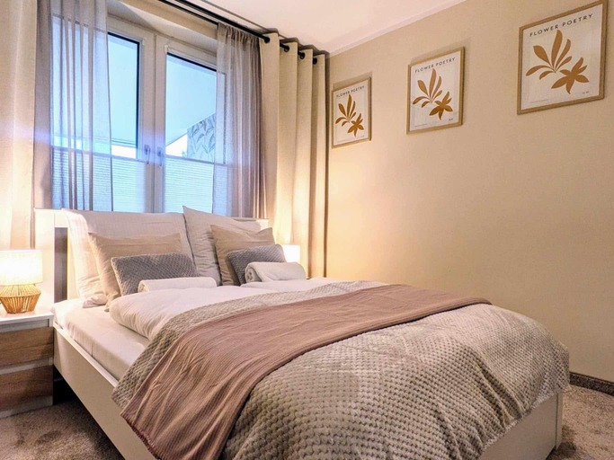 Bedroom, Comfortable apartment, sauna included in the price, Kołobrzeg