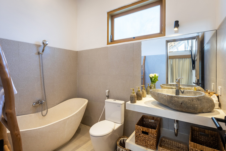 Bathroom 5, Villa Bamboo wati - 5 min to Canggu, Badung