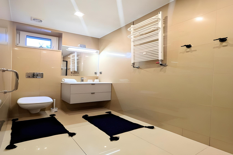 Bathroom, Comfortable apartment, sauna included in the price, Kołobrzeg