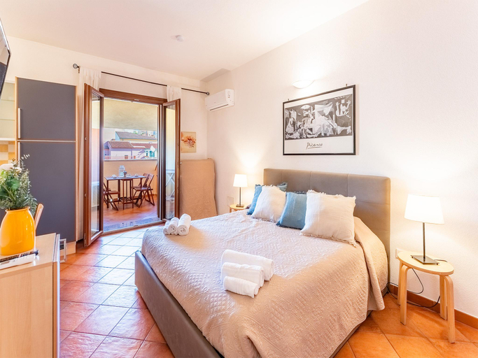 Bedroom 4, Comfy 4 guest apartment with pool, Olbia-Tempio