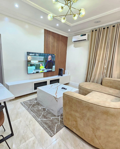 Living area 5, 2 Streams Shortlet Apartment, Bwari