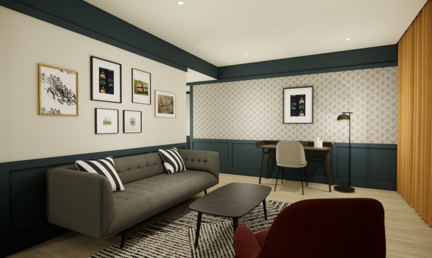 Bedroom 5, Hotel Indigo GLOUCESTER - THE FORUM by IHG, Gloucestershire