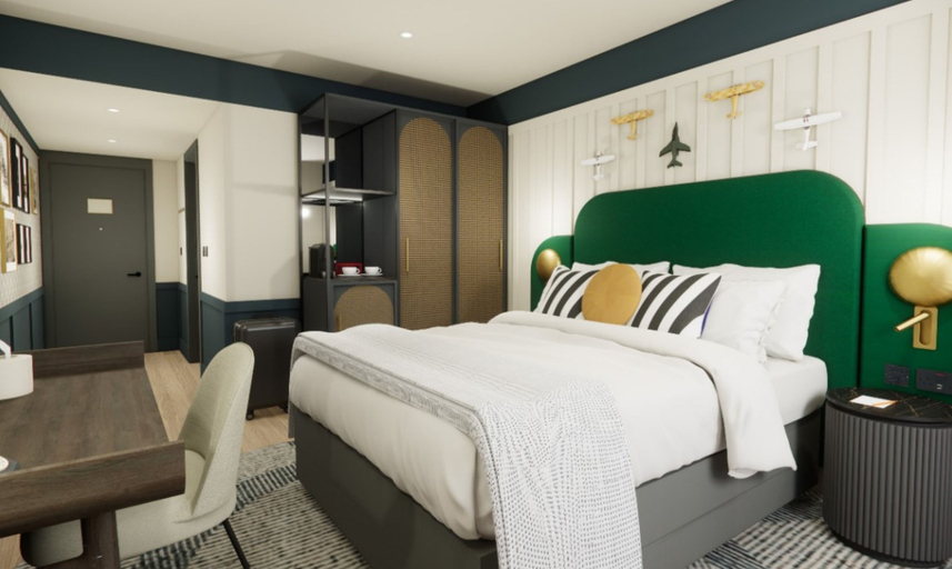 Bedroom 4, Hotel Indigo GLOUCESTER - THE FORUM by IHG, Gloucestershire