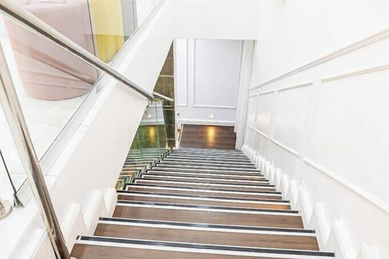 Staircase, Favour Shortlet Apartment, Ikeja