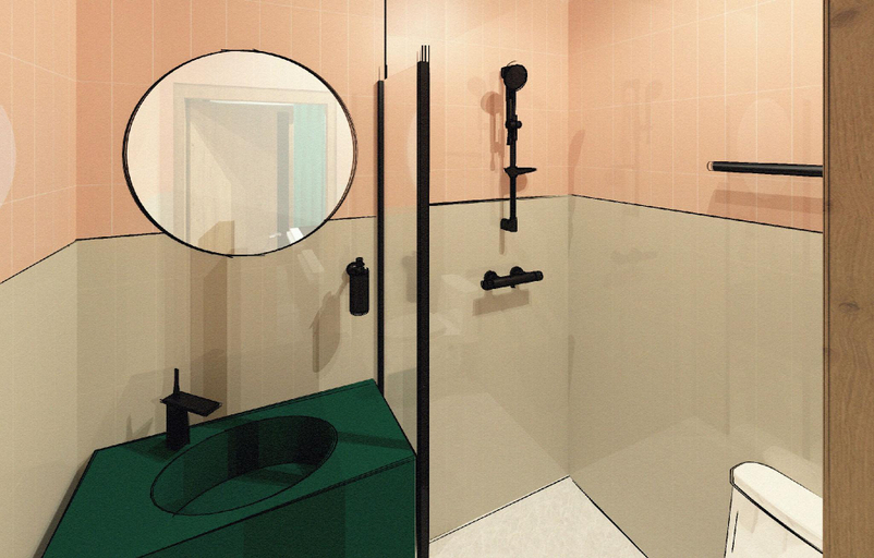 Bathroom 3, Time Hotel, Time To Stay art & boutique, Central Finland