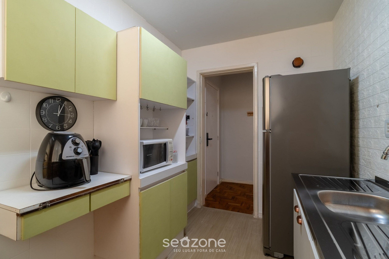 Private kitchen, 2 Bedroom Apartment in Downtown Floripa Ebe0804, Florianopolis