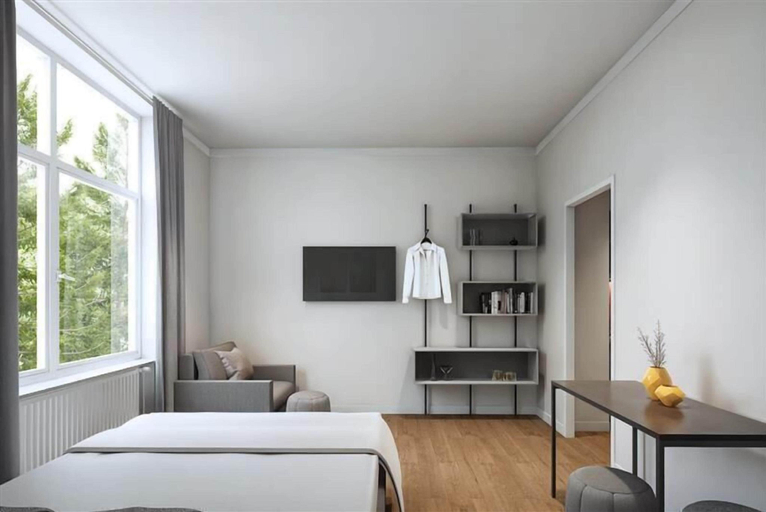 Bedroom 5, Homaris Apartments Nibelungen, Frankfurt am Main