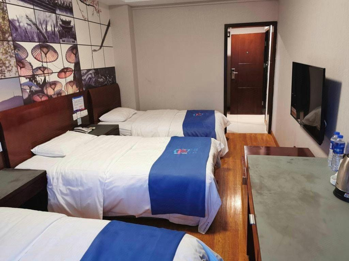 Bedroom 2, PAI Hotel·Hefei Nanyihuan Huizhou Avenue, Hefei