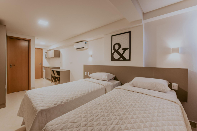 Bedroom 3, Guest Manaira Apart Hotel, João Pessoa