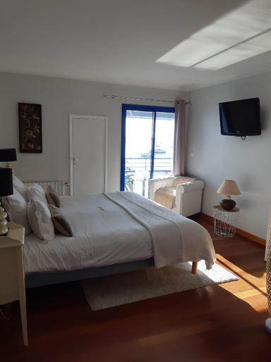 Bedroom 2, Hotel Restaurant Les Venetes, Morbihan