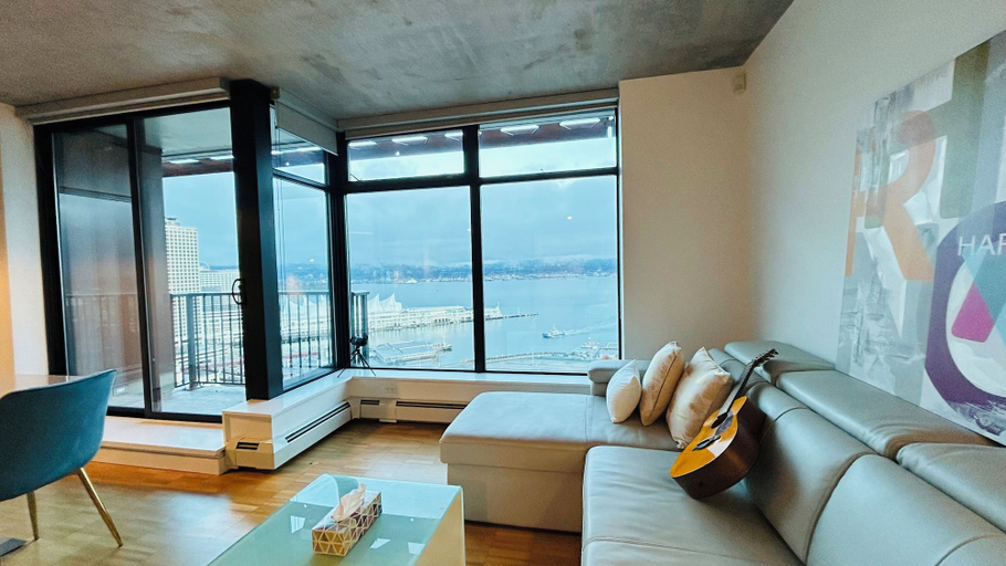 Living area 4, Ocean View Condo . Downtown Vancouver, Greater Vancouver