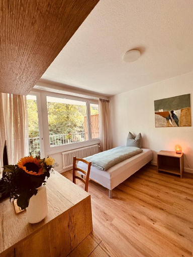 Bedroom 2, Riverside Apartment Hotel AG, Laufen