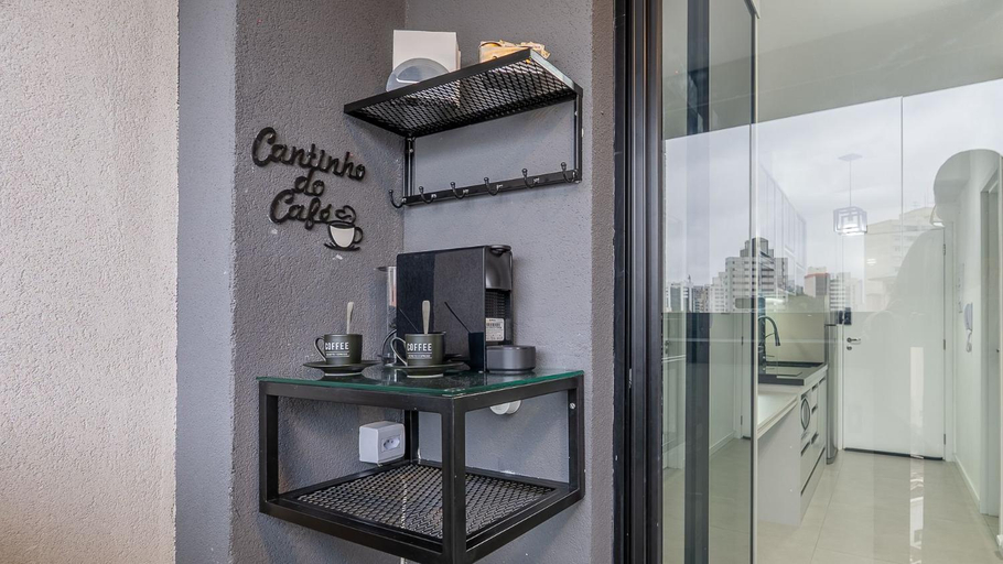 Bedroom, Studios modernos e completos ao lado da estacao Vila Mariana, São Paulo