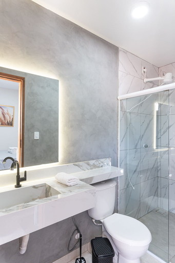 Bathroom 2, Flat 01 Quarto em Peroba AL - SH135M3, Maragogi