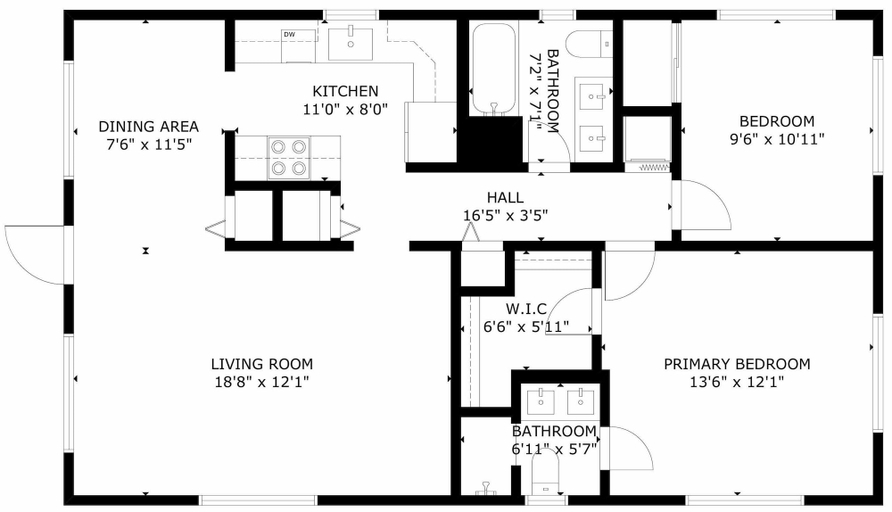 Floor plan 4, Starfish Villa, Lee