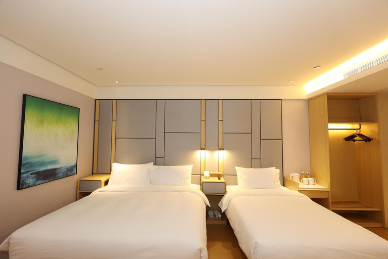 Bedroom 2, JI Hotel Shanghai Wujiaochang Shiguang Road, Shanghai