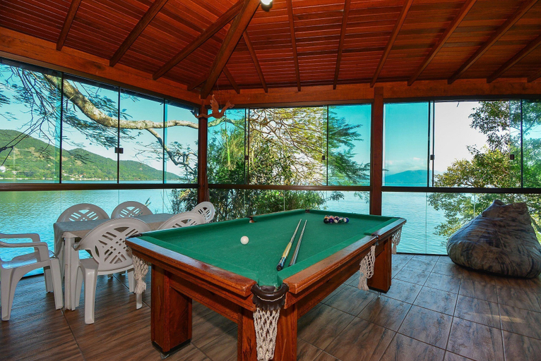 Game room, Casa à Beira Mar no Ribeirão -SDI012, Florianopolis