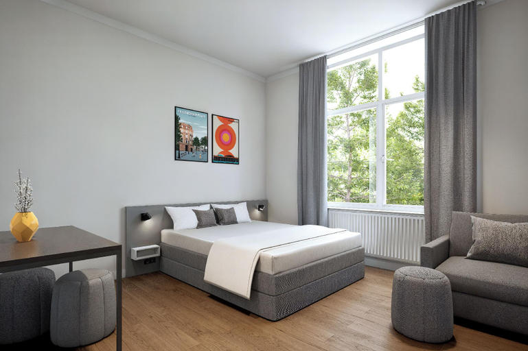 Bedroom 3, Homaris Apartments Nibelungen, Frankfurt am Main