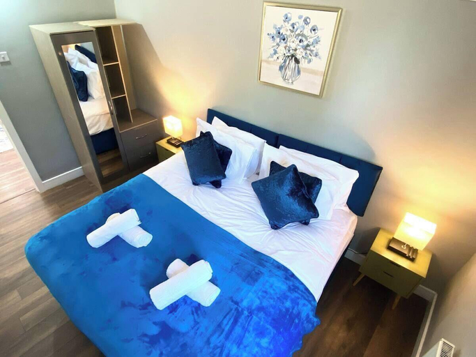 Bedroom 2, PRIVATE ROOM TOWN CENTRE FREE PARKING, Buckinghamshire