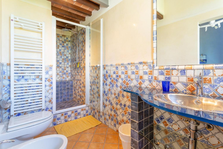 Bathroom, Villa Rossa Large Private Pool, WiFi, Pisa