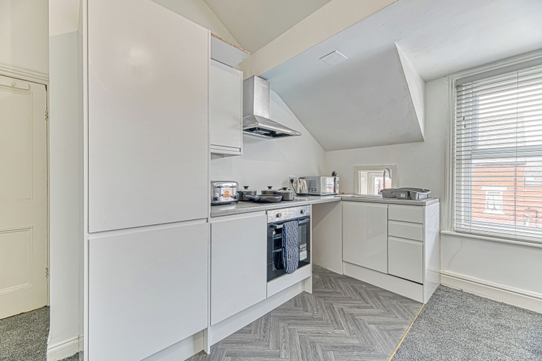 Private kitchen 2, Double Bed Apts Fairhaven View by Guestz, Lancashire
