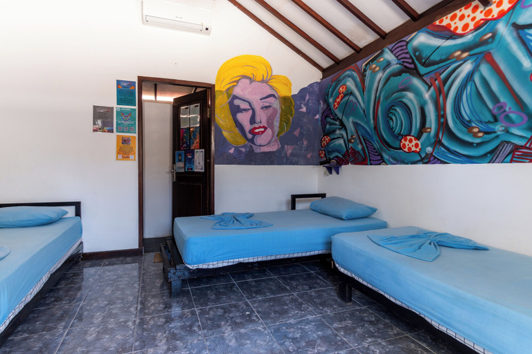 Bedroom 4, Gili Beach Bum - Hostel, Lombok