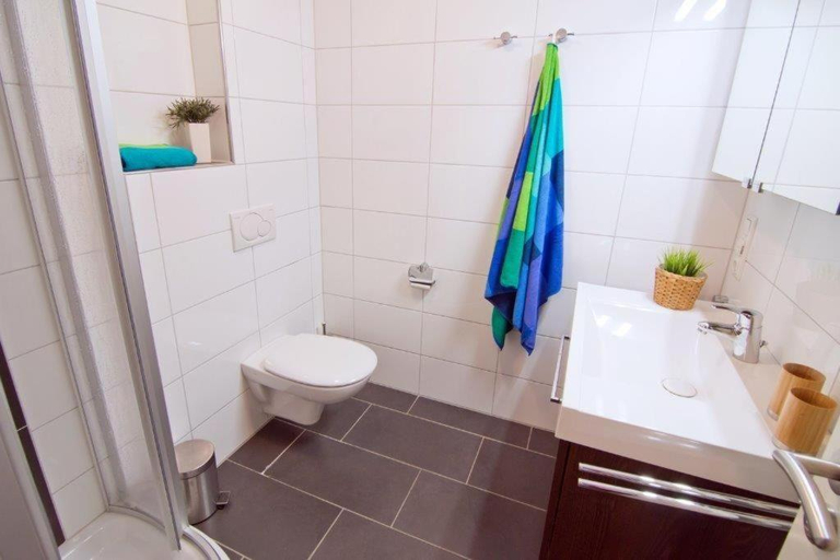 Bathroom, Holiday apartment Auszeit, Aurich