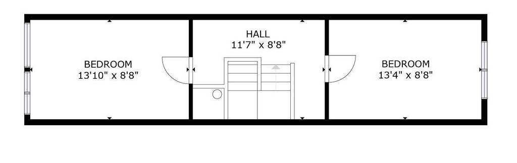 Floor plan 2, Trobele 3 Bedroom Home by NW Comfy Cabins by RedAwning, Chelan