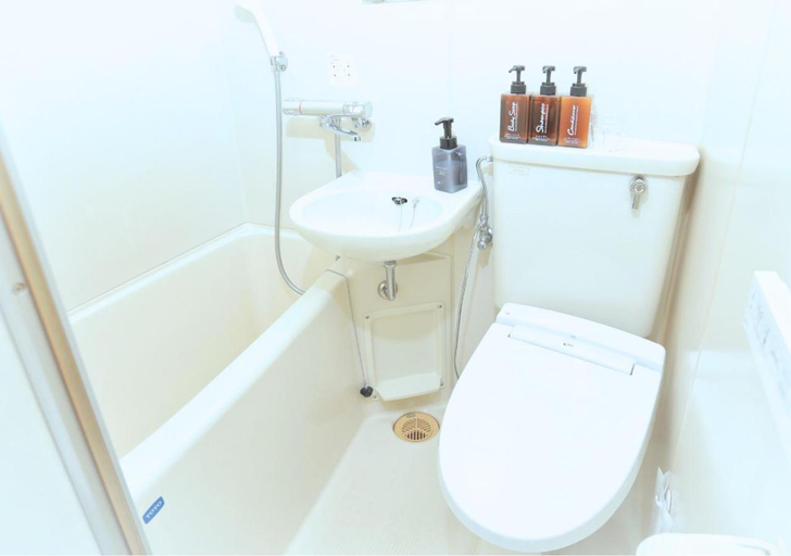 Bathroom 3, ホテルグリーンヒル美浜, Gobō