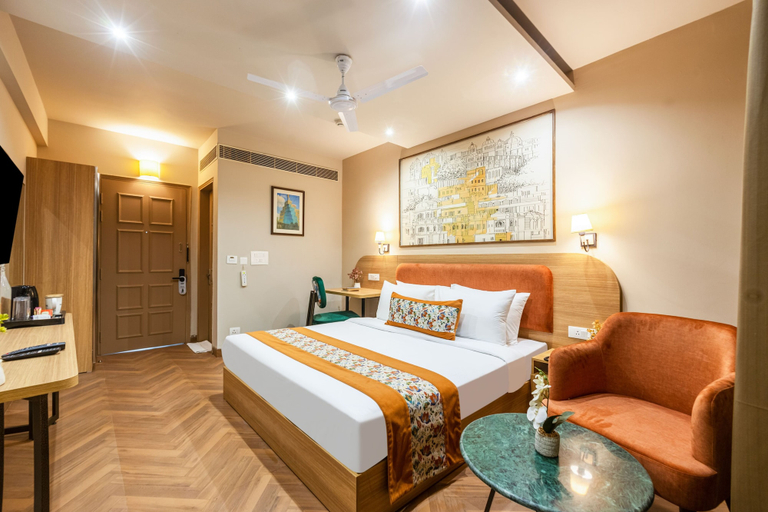 Bedroom 3, Saltstayz Select- Medicity Near Medanta Hospital, Gurgaon
